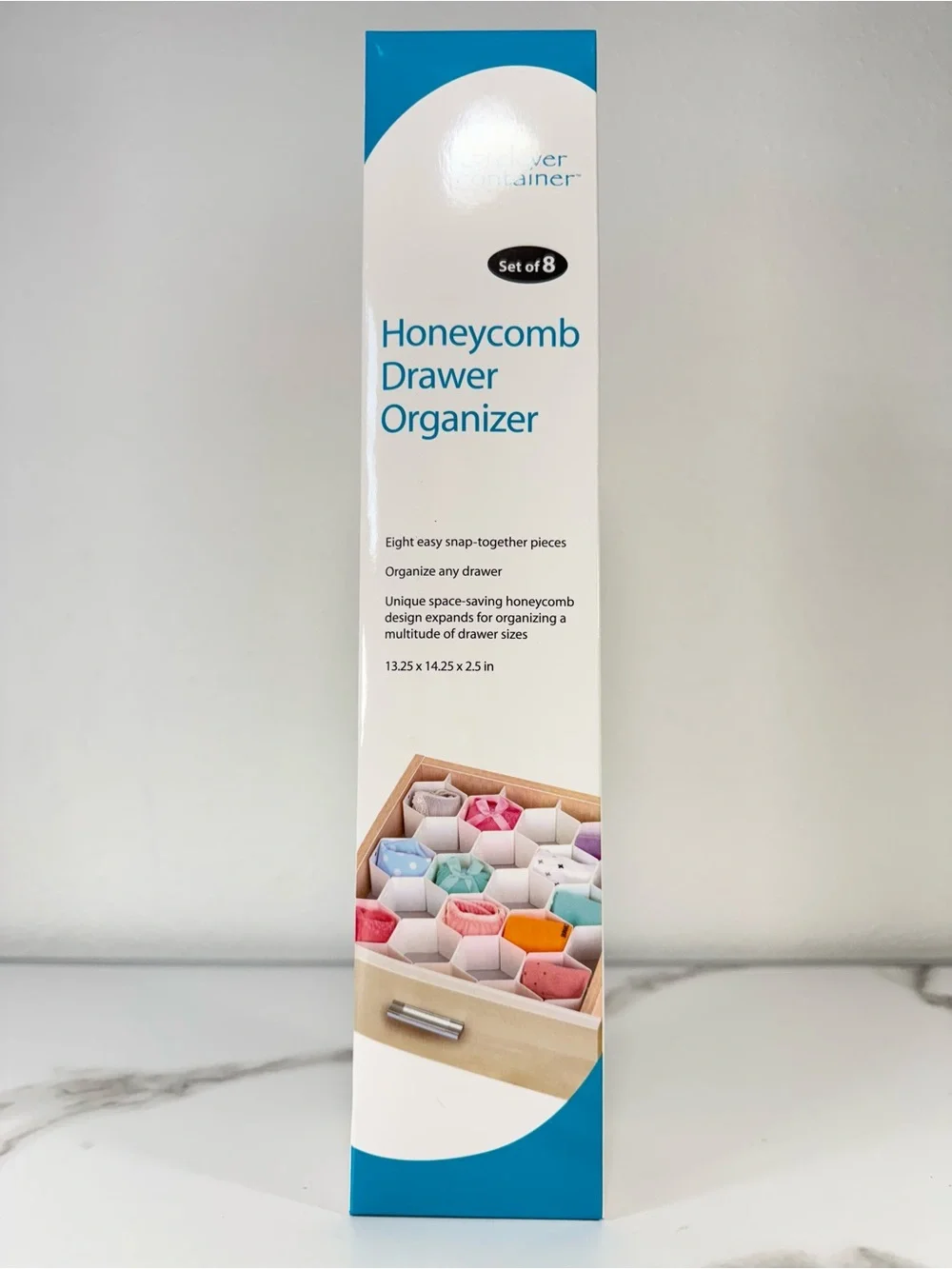 2 Pcs Honeycomb Underwear Socks Accessories Drawer Storage Organizer
